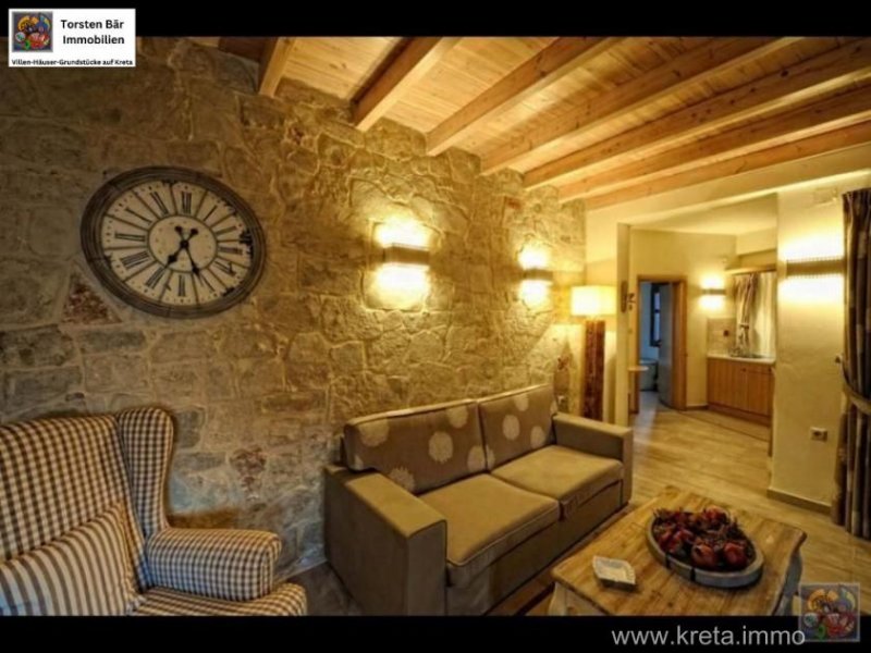 Myrtos Kreta, Dorf Myrtos, 5 Luxusappartments mit Restaurant und Meerblick Haus kaufen